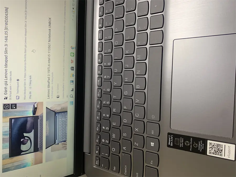 Khách hàng review Laptop Lenovo IdeaPad 3 14ITL6 I3 1115G4/8GB/512GB/Win11 (82H700VAVN) 3