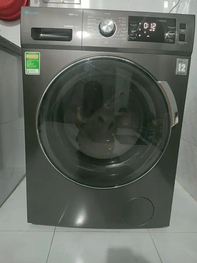 Khách hàng review Máy giặt Casper Inverter 8.5 kg  WF-85I140BGB 3