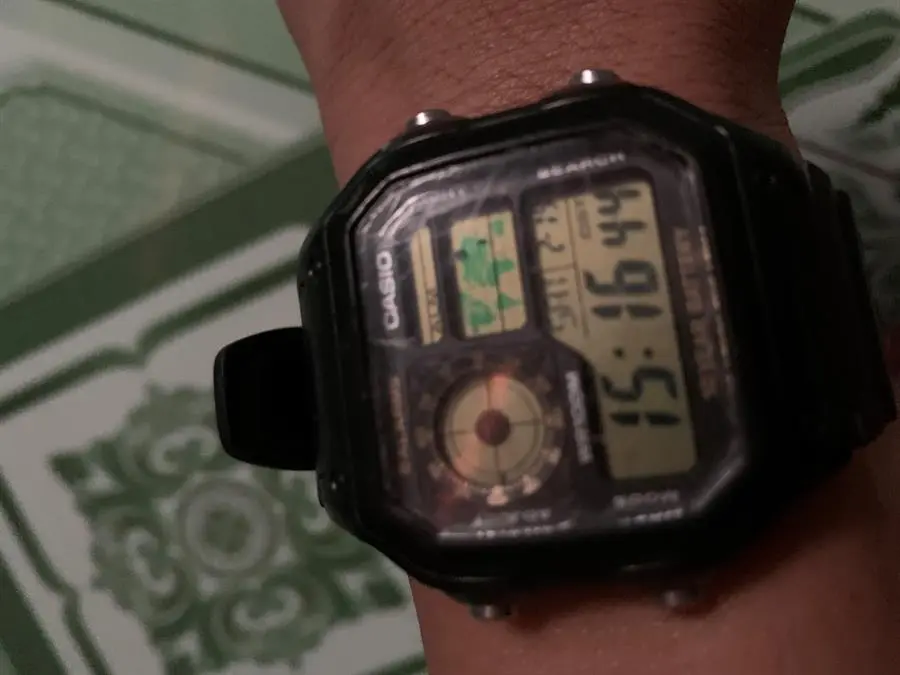 Khách hàng review Đồng hồ CASIO 44.6 mm Nam AE-1200WH-1BVDF 4