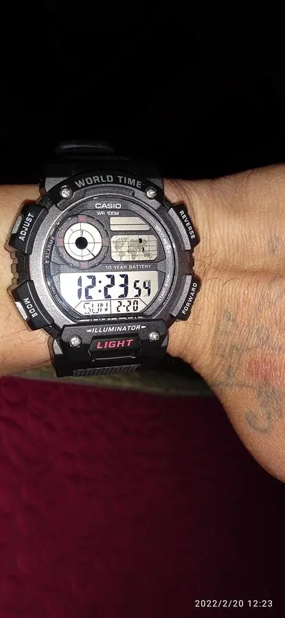 Khách hàng review Đồng hồ CASIO Timeless 45.4 mm Nam AE-1400WH-1AVDF 1