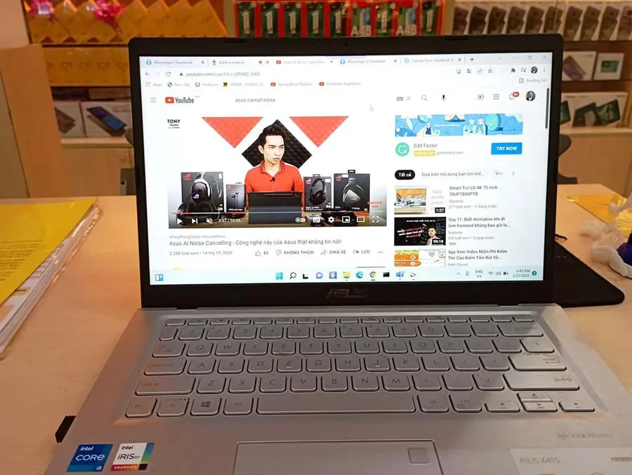 Khách hàng review Laptop Asus VivoBook X415EA i5 1135G7/8GB/512GB/Win11 (EB637W) 3