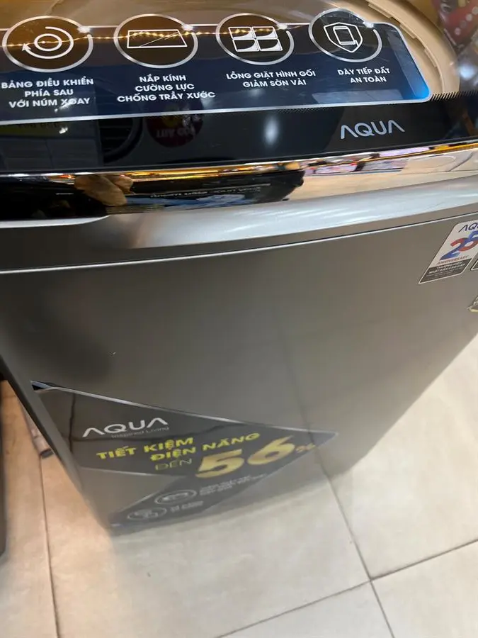 Khách hàng review Máy giặt Aqua 12 kg AQW-FW120GT.BK 8