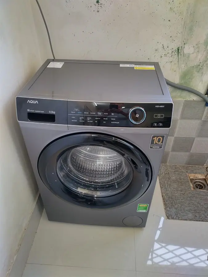 Khách hàng review Máy giặt Aqua Inverter 9.0 KG AQD-A900F S 15