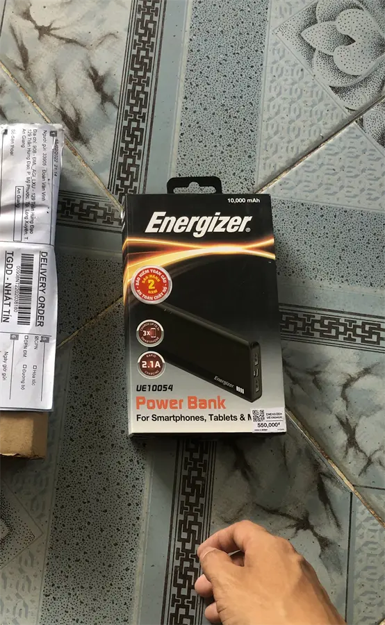 Khách hàng review Pin sạc dự phòng Polymer 10.000 mAh Type C Energizer UE10054BK 3