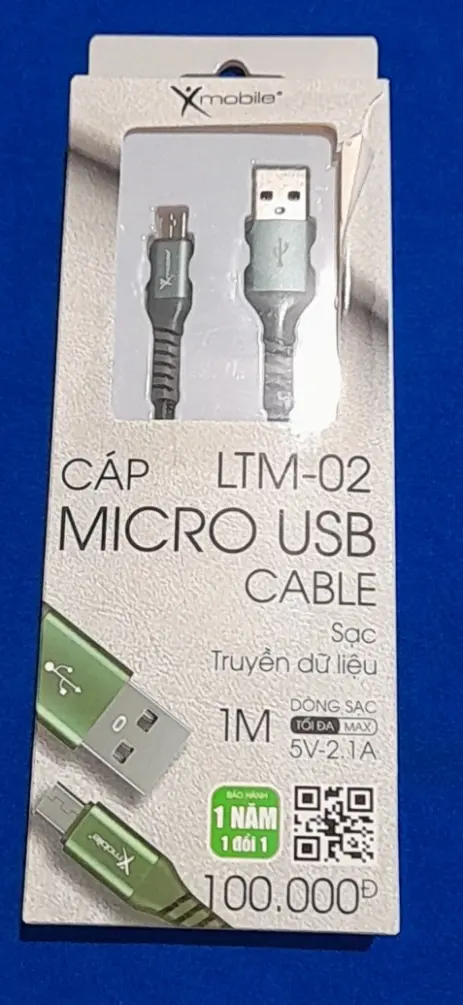 Khách hàng review Cáp sạc và truyền dữ liệu USB-A - Micro USB 10.5W 1m Xmobile LTM-02 3