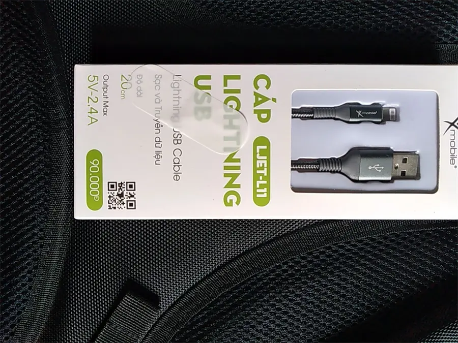 Khách hàng review Cáp sạc và truyền dữ liệu USB-A - Lightning 12W 0.2m Xmobile LJET-L11 4