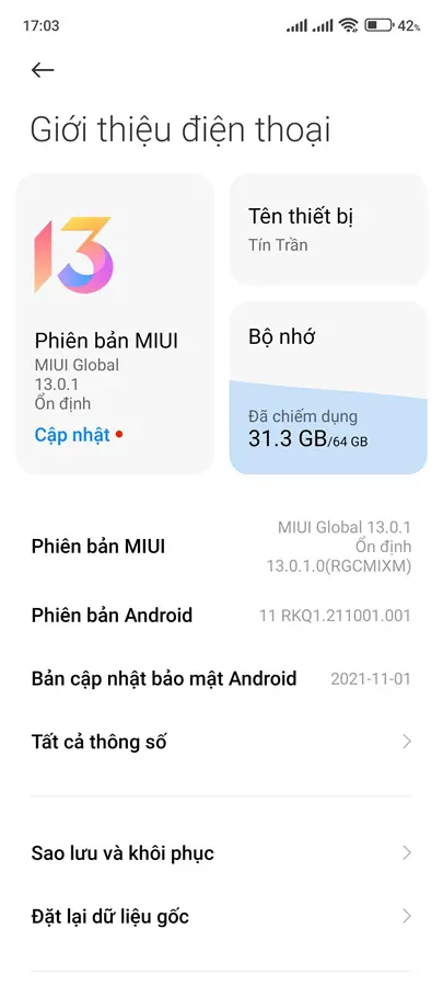 Khách hàng review Điện thoại Xiaomi Redmi Note 11 (4GB/64GB) 18