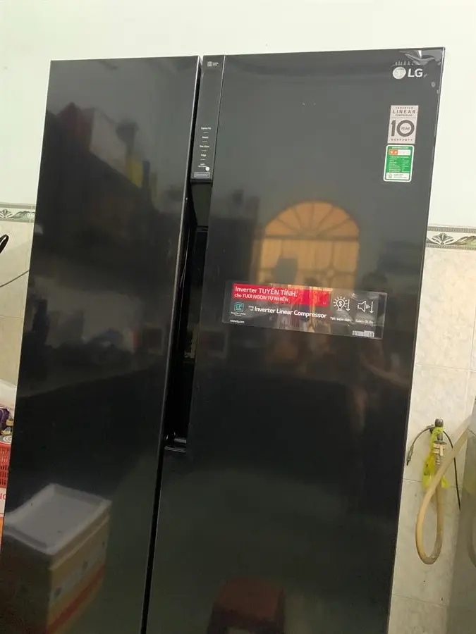 Khách hàng review Tủ lạnh LG Inverter 613 lít Side By Side GR-B247WB 1