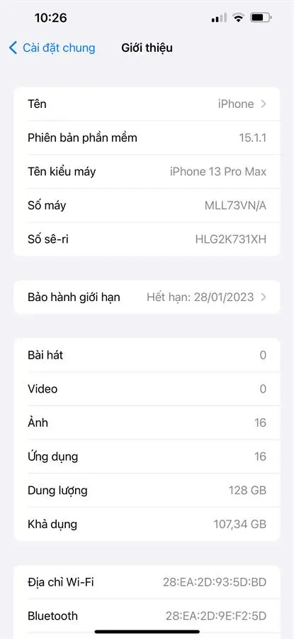 Khách hàng review Điện thoại iPhone 13 Pro Max 128GB 32