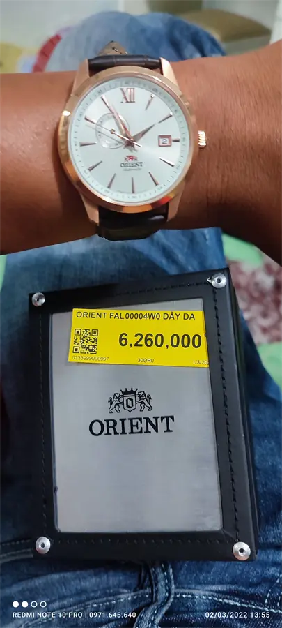 Khách hàng review Đồng hồ ORIENT 42.9 mm Nam FAL00004W0 3