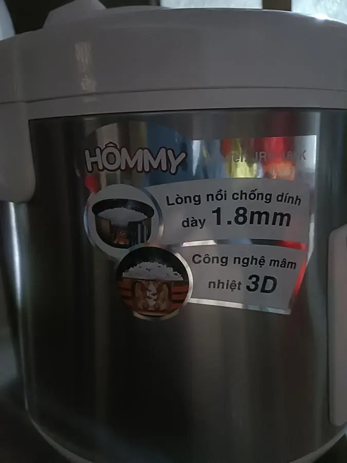 Khách hàng review Nồi cơm nắp gài Hommy 1.8 lít JRC-180K 2