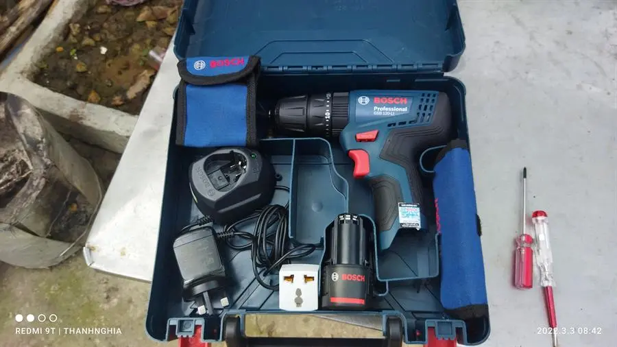 Khách hàng review Máy khoan động lực pin Bosch GSB 120-LI 12V 2