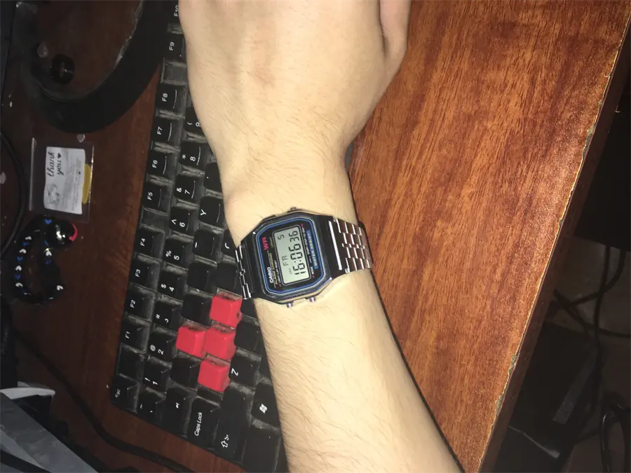 Khách hàng review Đồng hồ CASIO Vintage 33 mm Unisex A159WA-N1DF 5