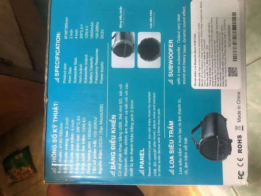 Khách hàng review Loa Bluetooth eSaver S12B-2 Đen 2