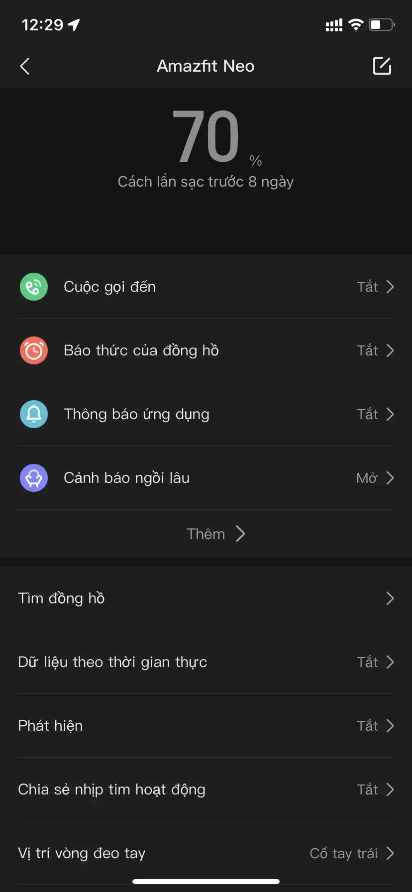Khách hàng review Đồng hồ thông minh Amazfit Neo 40.3mm Đen 10