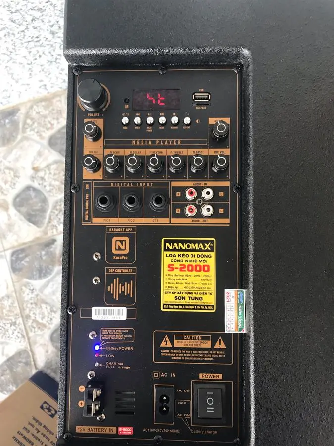 Khách hàng review Loa kéo karaoke Nanomax S-2000 680W 1