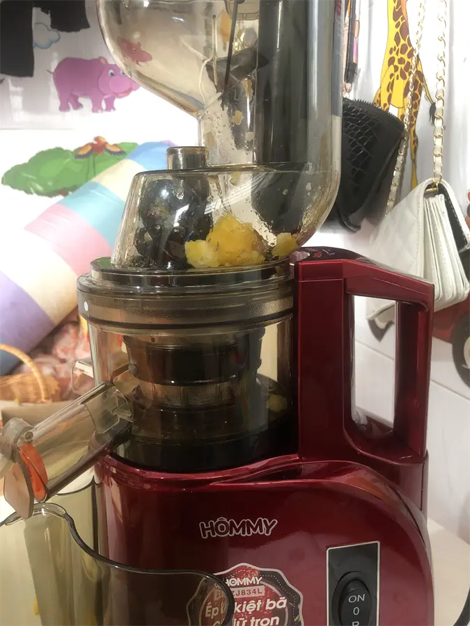 Khách hàng review Máy ép chậm Hommy ZZJ834L 7
