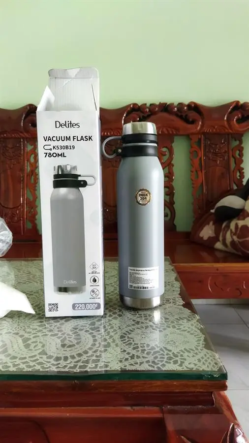 Khách hàng review Bình giữ nhiệt inox 780 ml Delites KS K530B19 2