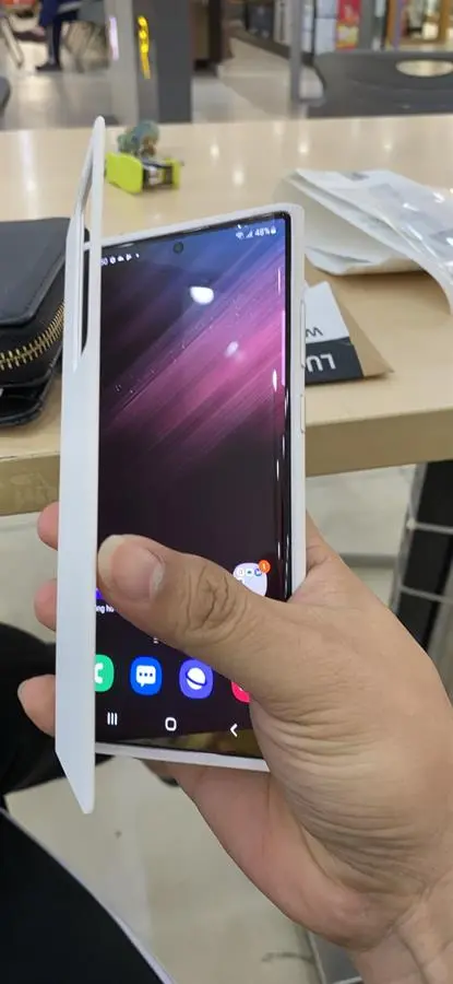 Khách hàng review Bao da Smart Clear View Samsung Galaxy S22 Ultra Chính hãng 3