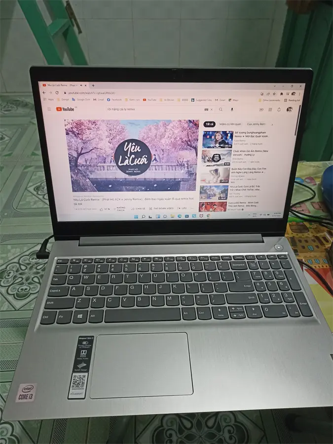 Khách hàng review Laptop Lenovo Ideapad 3 15IML05 i3 10110U/4GB/256GB/Win11 (81WB01DPVN) 1