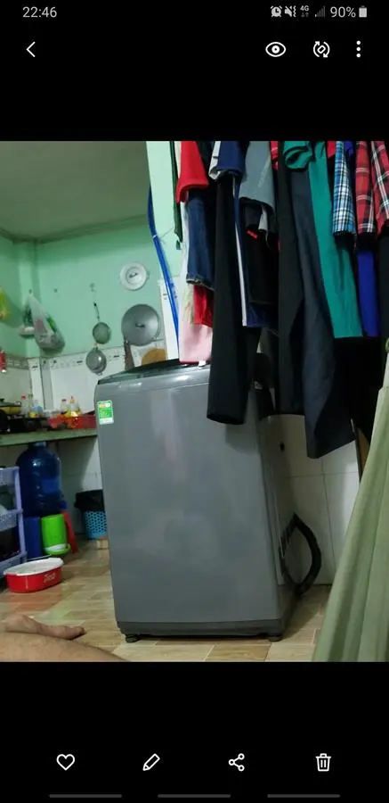 Khách hàng review Máy giặt Casper 8.5 kg WT-85N68BGA 4