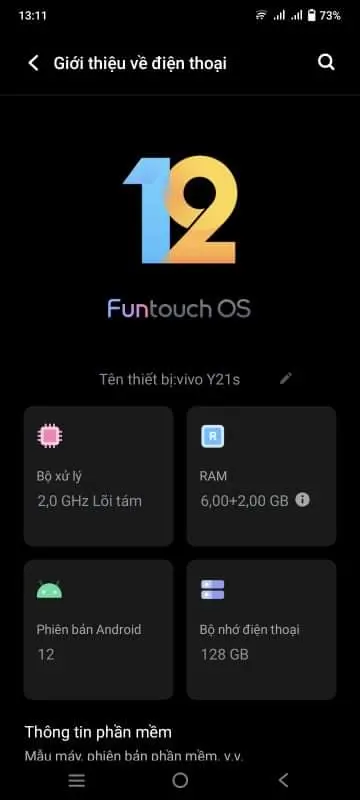 Khách hàng review Điện thoại vivo Y21s 6GB 7