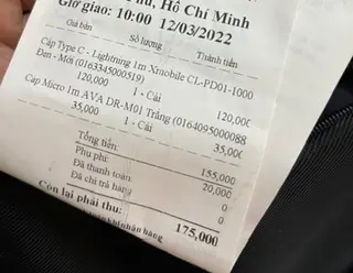 Khách hàng review Cáp Micro USB 1m AVA DR-M01 2