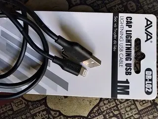 Khách hàng review Cáp Lightning 1m AVA DR-L02 1