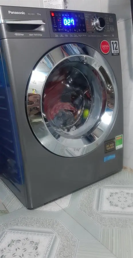Khách hàng review Máy giặt Panasonic Inverter 10 Kg NA-V10FX1LVT 1