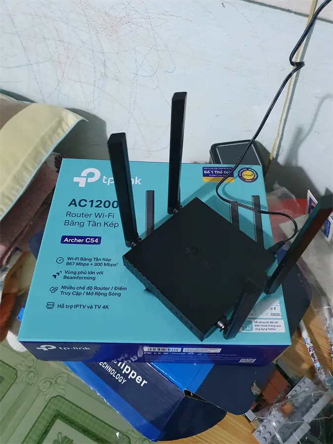 hách hàng review Router Wifi Chuẩn AC1200 TP-Link Archer C54 6