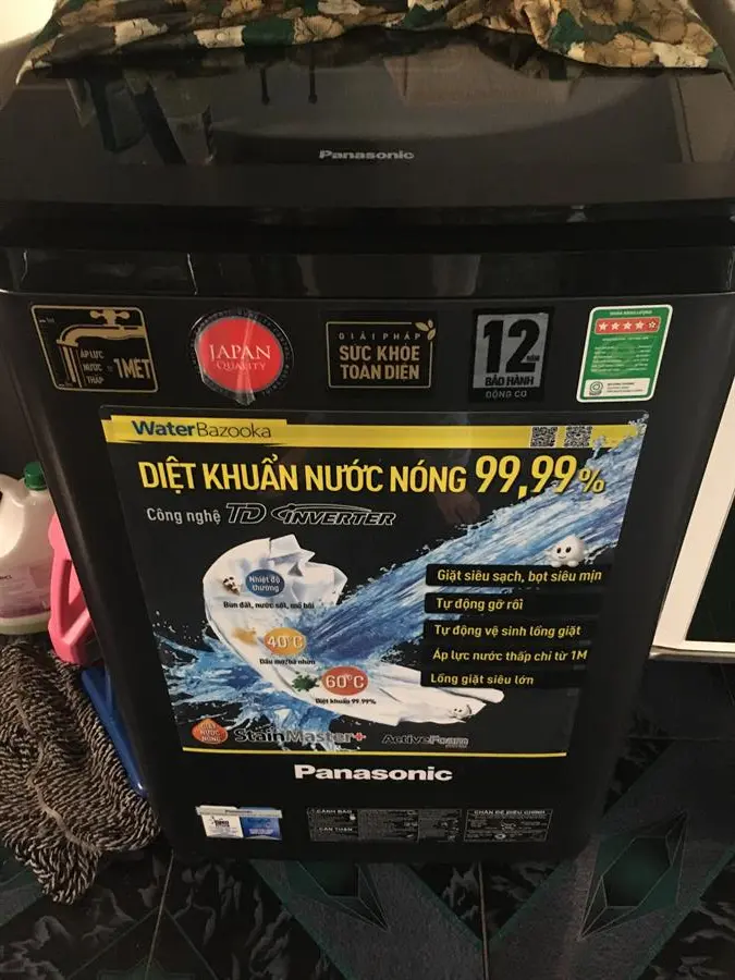 Khách hàng review Máy giặt Panasonic Inverter 9.5 Kg NA-FD95V1BRV 27