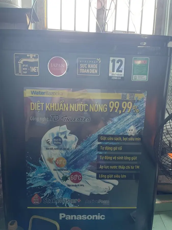 Khách hàng review Máy giặt Panasonic Inverter 10.5 Kg NA-FD10VR1BV 11