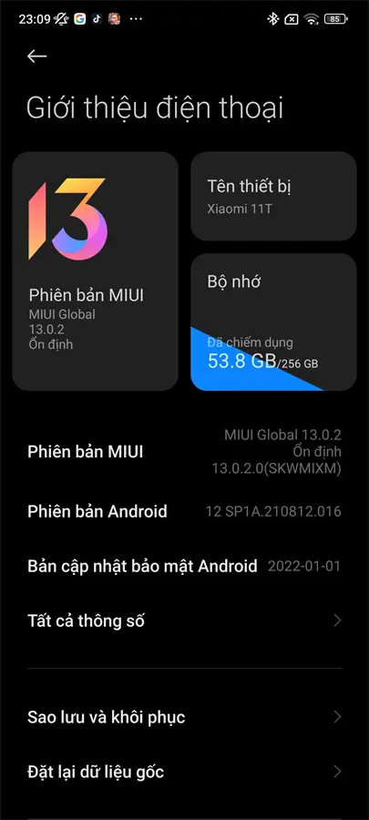 Khách hàng review Điện thoại Xiaomi 11T 5G 256GB 18