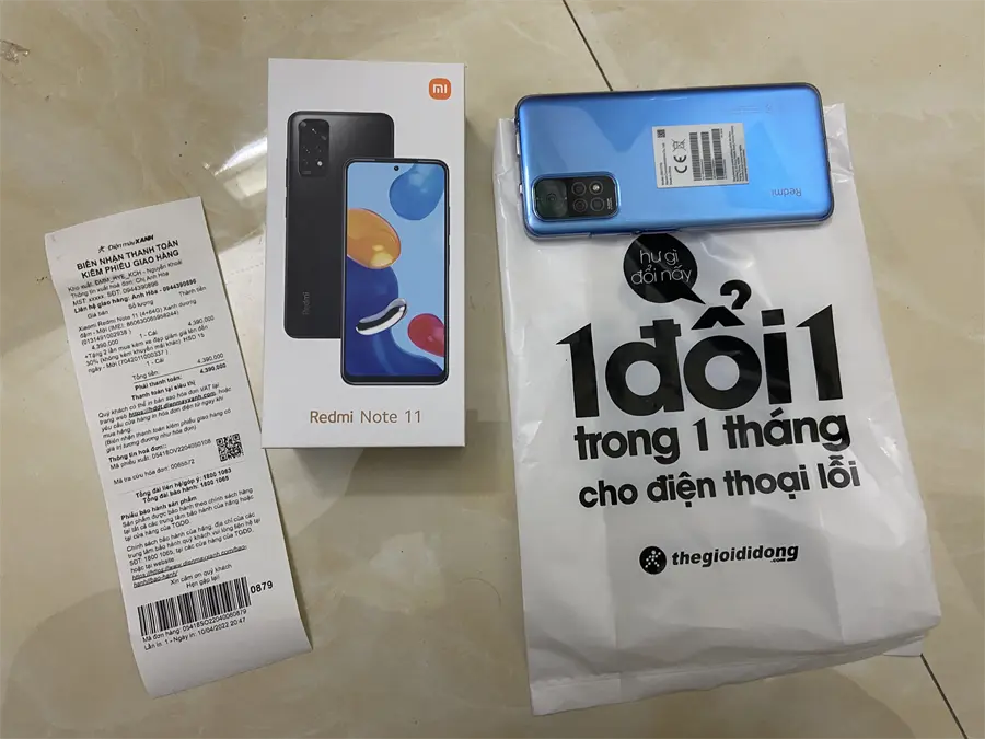 Khách hàng review Điện thoại Xiaomi Redmi Note 11 (4GB/64GB) 12