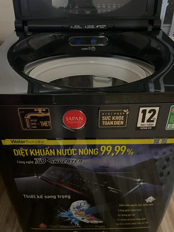 Khách hàng review Máy giặt Panasonic Inverter 12.5 Kg NA-FD125V1BV 1