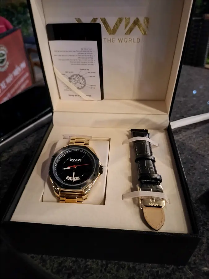 hách hàng review Đồng hồ MVW 40 mm Nam MS024-01 6