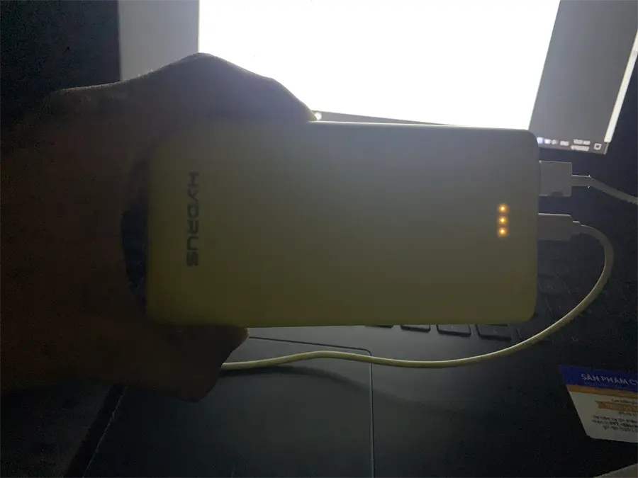 Khách hàng review Pin sạc dự phòng Polymer 10.000 mAh 10.5W Hydrus PA CK01 5