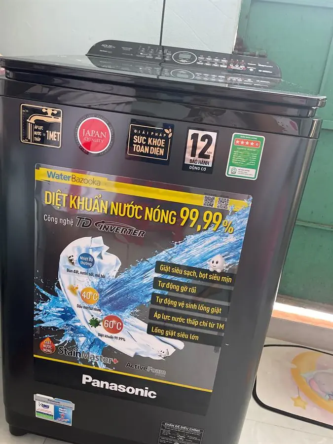 Khách hàng review Máy giặt Panasonic Inverter 10.5 Kg NA-FD10VR1BV 64