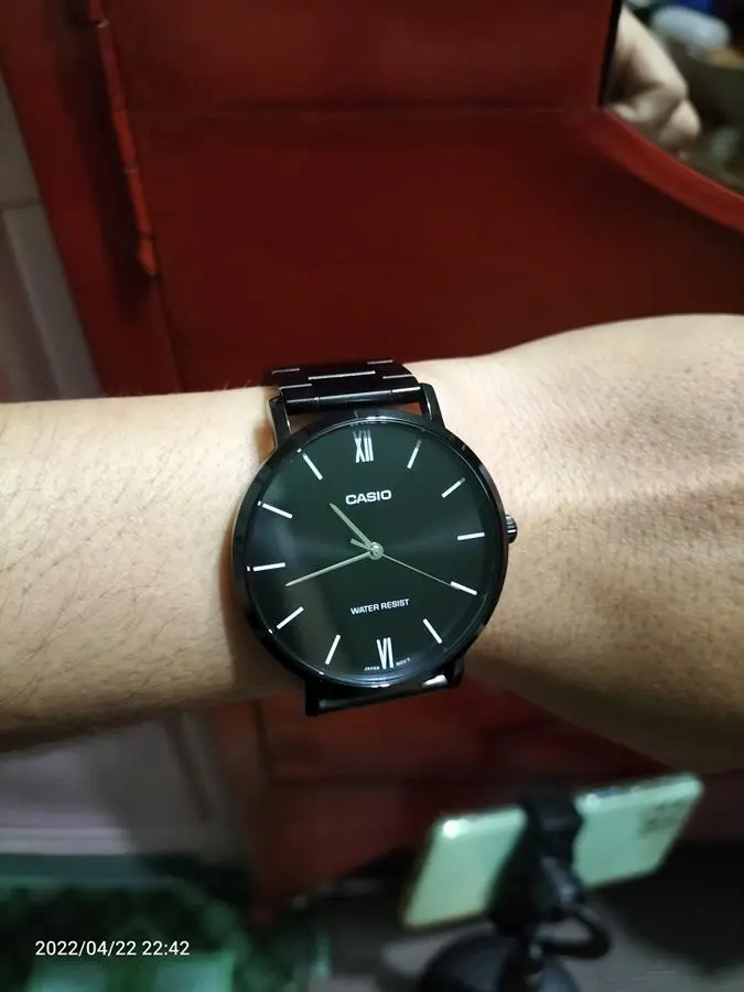 Khách hàng review Đồng hồ CASIO Timeless 40 mm Nam MTP-VT01B-1BUDF 1