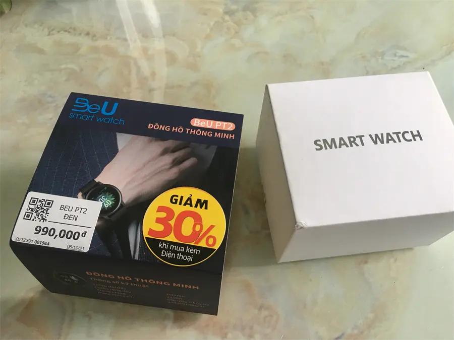 Khách hàng review Đồng hồ thông minh BeU PT2 51mm Đen 6
