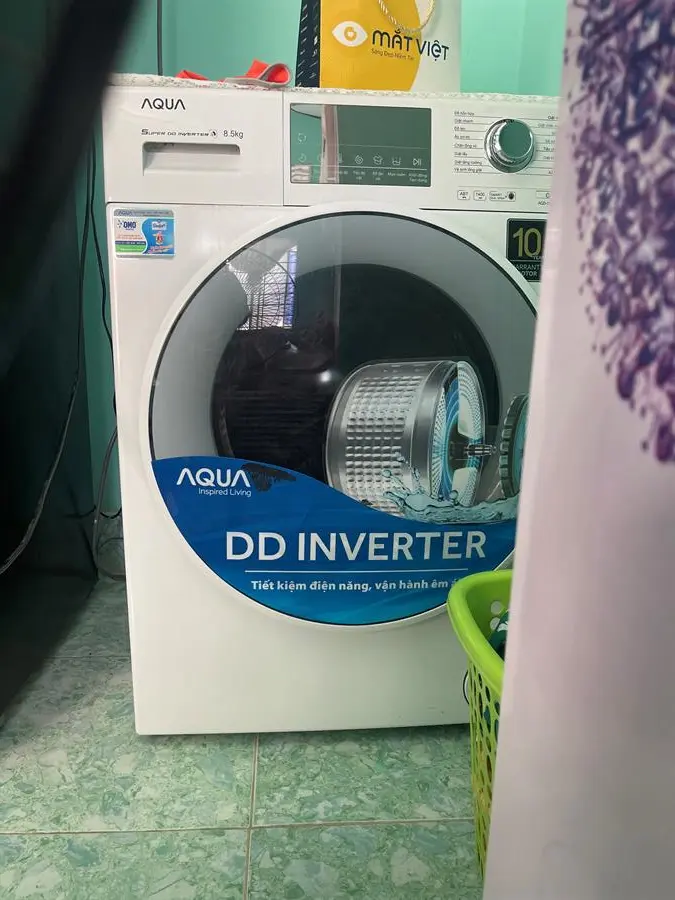 Khách hàng review Máy giặt Aqua Inverter 8.5 kg AQD-D850E W 4