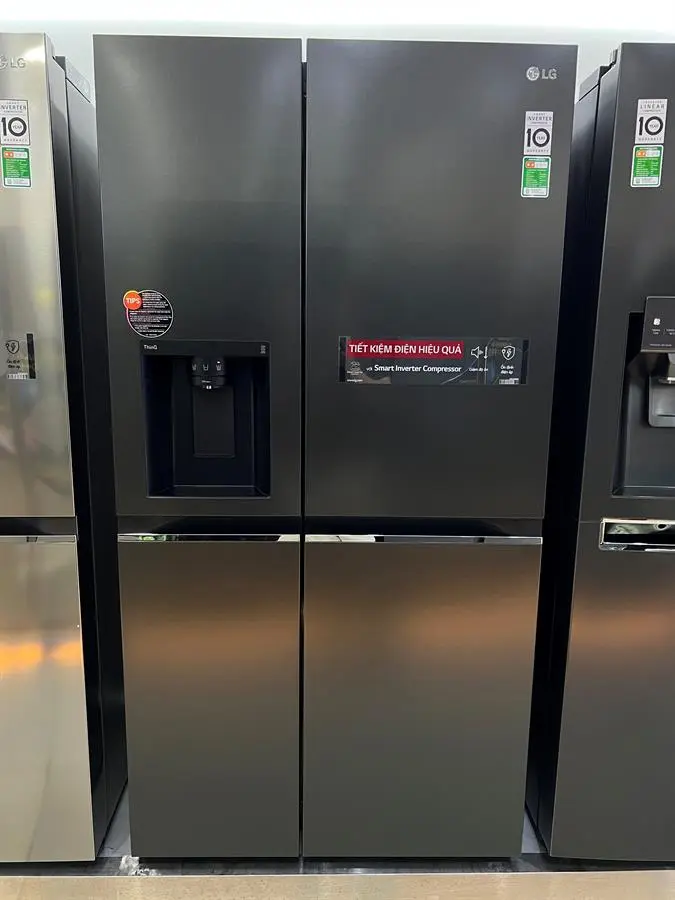Khách hàng review Tủ lạnh LG Inverter 635 lít Side By Side GR-D257MC 3
