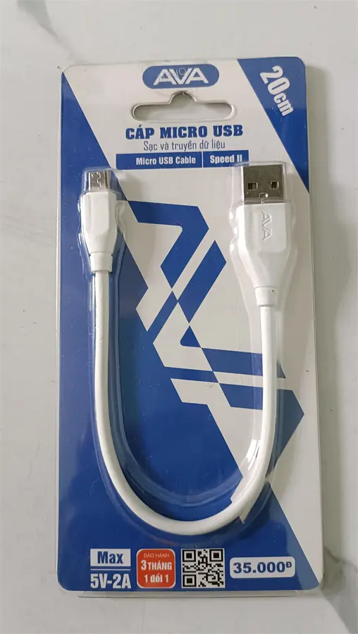 Khách hàng review Cáp Micro USB 0.2m AVA Speed II 7