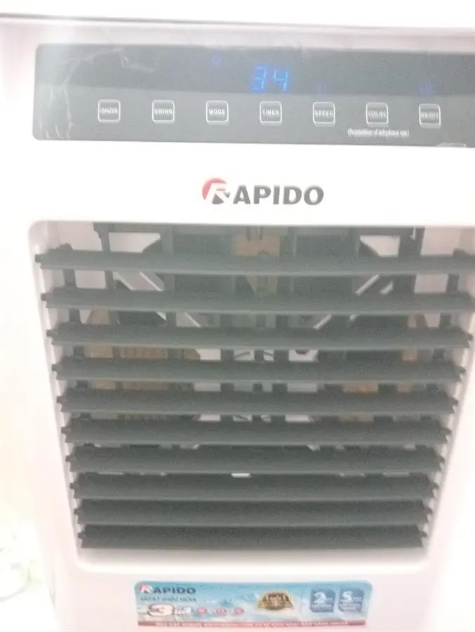 Khách hàng review Quạt điều hòa Rapido 3000D 40W 19