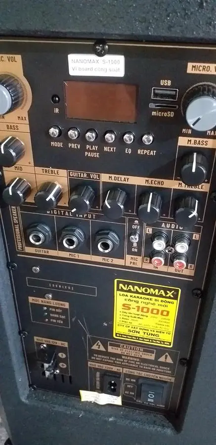 Khách hàng review Loa kéo Karaoke Nanomax S-1000 450W 8