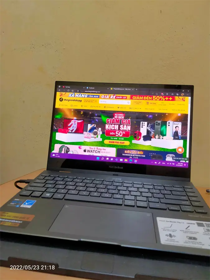Khách hàng review Laptop Asus ZenBook Flip UX363EA i5 1135G7/8GB/512GB/Touch/Pen/Cáp/Túi/Win10 (HP532T) 2