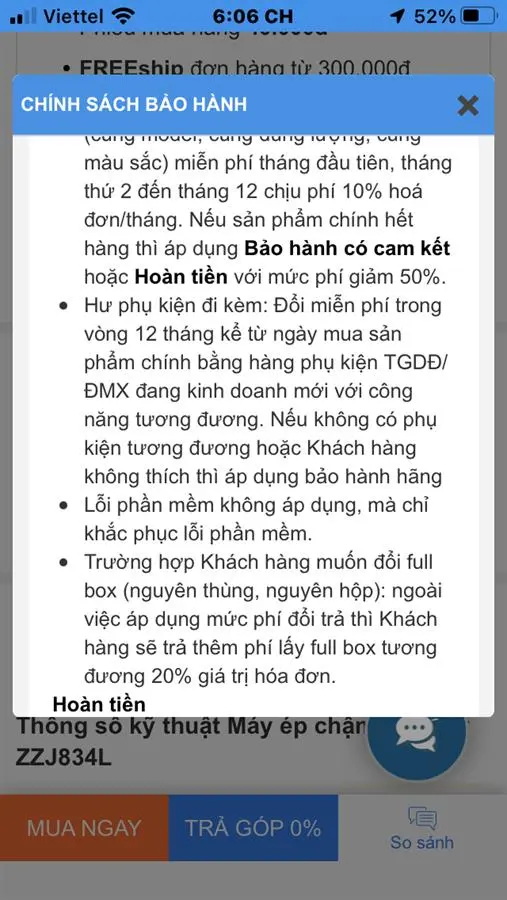 Khách hàng review Máy ép chậm Hommy ZZJ834L 1