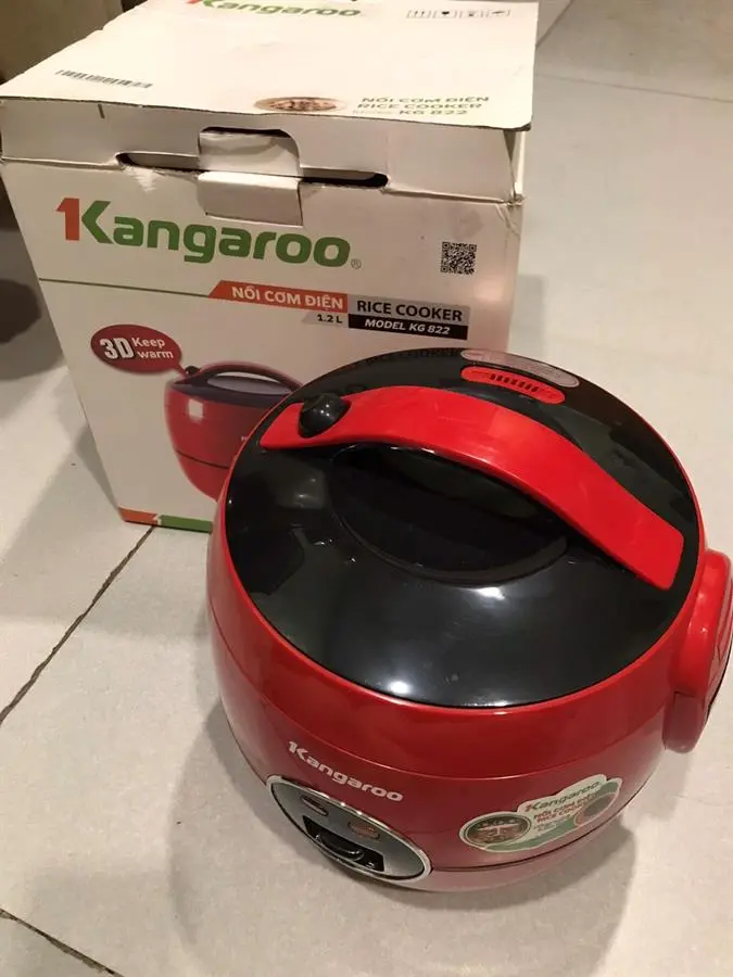Khách hàng review Nồi cơm nắp gài Kangaroo 1.2 lít KG822 22