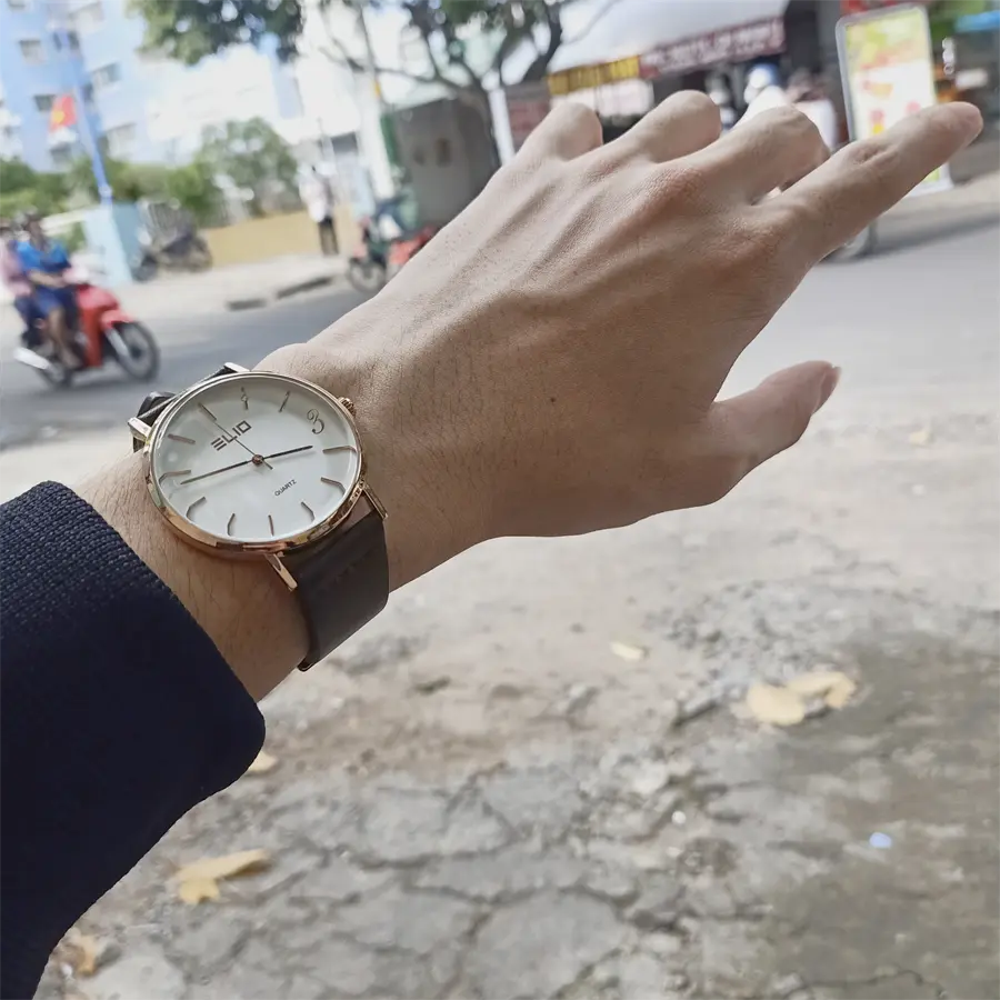 Khách hàng review Đồng hồ ELIO 40 mm Nam EL052-01 1
