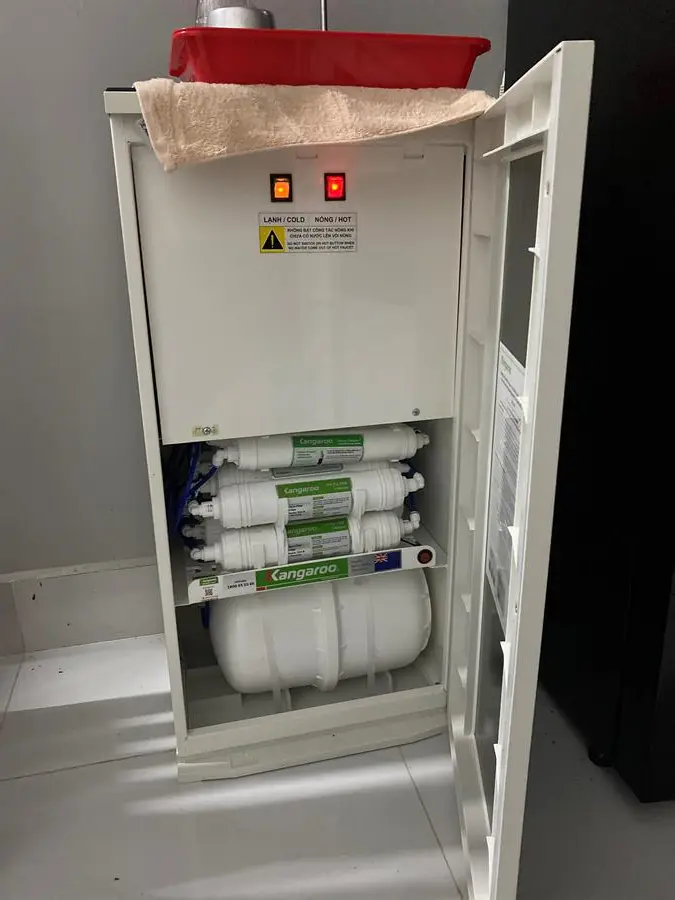 Khách hàng review Máy lọc nước RO nóng nguội lạnh Hydrogen Kangaroo KG10A4VTU 10 lõi 40
